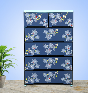 Supreme Wardrobe Double 5D Lily Aqua