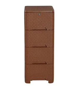 Caino Closet 4 Drawer Eagle Brown